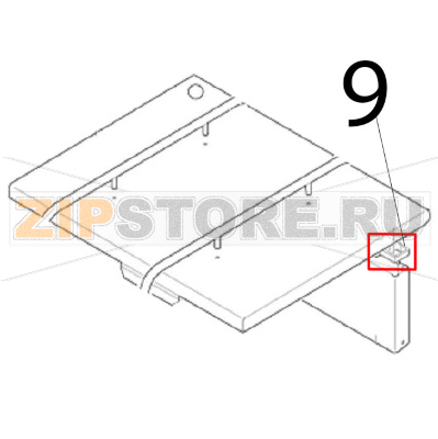Flue guard Angelo Po 1G1BR1G Flue guard Angelo Po 1G1BR1GЗапчасть на деталировке под номером: 9