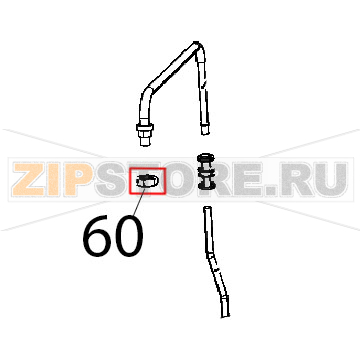 Dado M14, H=8, CH=22, inox Unox XFT 185 Dado M14, H=8, CH=22, inox Unox XFT 185Запчасть на деталировке под номером: 60