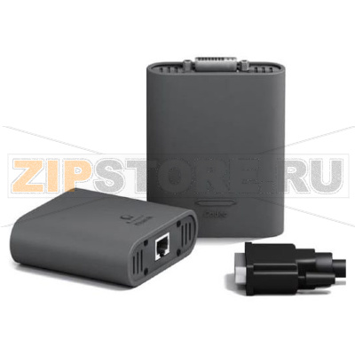 удлинитель DVI-D, интерфейс: RJ-45, предназначенный для увеличения расстояния между кодеком ВКС и камерой, обеспечивает передачу видеосигнала по витой паре на расстояние до 70 метров 