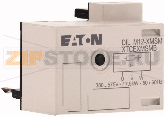 Преобразователь частоты, 230 В, AC, 1-phase, 2.3 A, 0.37 kΩ, IP20/NEMA 0, FS1 Eaton DILM12-XMSM 