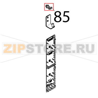 Nasello maniglia con chiusura a croce dx Tecnoeka KF 1010 EV UD Nasello maniglia con chiusura a croce dx Tecnoeka KF 1010 EV UDЗапчасть на деталировке под номером: 85