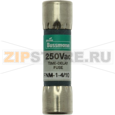 Предохранитель, 1.4 A, AC 250 В, 10x38 мм, UL, CSA, с задержкой Eaton BUSS MIDGET FUSE 