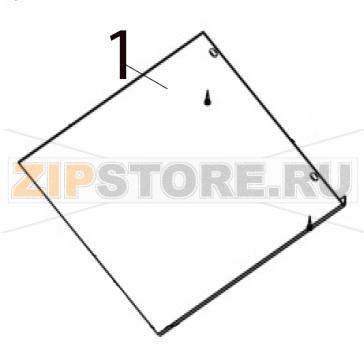 Side panel Hurakan HKN-TRGM Side panel Hurakan HKN-TRGMЗапчасть на деталировке под номером: 1
