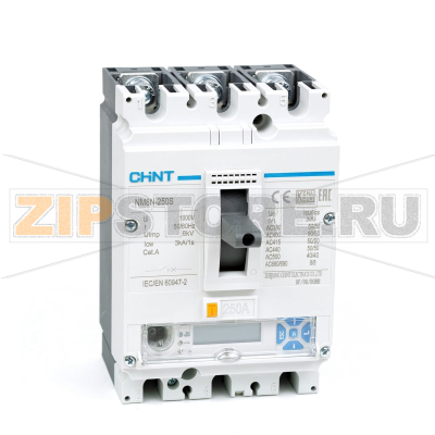 Выключатель автоматический 250 А, 100 кА, 3 полюса Chint NM8N-250H 