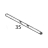 Shaft (brush) Sato M84Pro