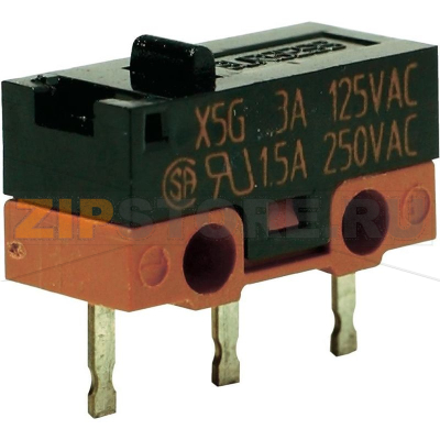 Микропереключатель 250 В/AC, 1.5 А, 1 x вкл/вкл, без фиксации, 1 шт Saia X5G303K1AN 