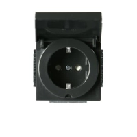 Розетка 16 А, 230 В, IP21/44, антрацитовая ABB 2TKA00000436