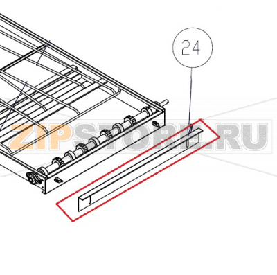 Stop Recording  Zanolli Synthesis 08/50 PW E          Stop Recording Zanolli Synthesis 08/50 PW EЗапчасть на сборочном чертеже под номером: 24Название запчасти на итальянском языке: Stop Recording Zanolli Synthesis 08/50 PW E