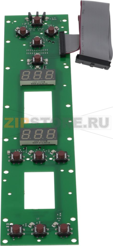 ПЛАТЕ ЭЛЕКТРОННАЯ КНОПОЧНОЙ ПАНЕЛИ 332X73 MM 