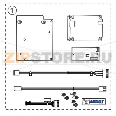RFID Ready модуль, L2 Datamax H-4212 RFID Ready модуль, L2 Datamax H-4212Название запчасти Datamax на английском языке: RFID Ready Upgrade Option, H4 – L2 