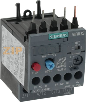 ТЕРМОРЕЛЕ SIEMENS 4,5-6,3 A 
