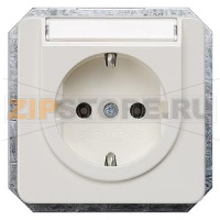DELTA PROFIL ТИТАНОВО-БЕЛЫЙ РОЗЕТКА SCHUKO 10A DC/16А AC 250В С ЗАЩИТНЫМ КОНТАКТОМ, ЗАЩИТНЫМИ ШТОРКАМИ, С БЕЗРЕЗЬБОВЫМИ КОНТАКТНЫМИ ЗАЖИМАМИ С ПОЛЕМ ДЛЯ НАДПИСИ ЭЛ.-МЕХАНИЧ. ЧАСТЬ Siemens 5UB1407