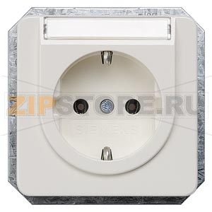 DELTA PROFIL ТИТАНОВО-БЕЛЫЙ РОЗЕТКА SCHUKO 10A DC/16А AC 250В С ЗАЩИТНЫМ КОНТАКТОМ, ЗАЩИТНЫМИ ШТОРКАМИ, С БЕЗРЕЗЬБОВЫМИ КОНТАКТНЫМИ ЗАЖИМАМИ С ПОЛЕМ ДЛЯ НАДПИСИ ЭЛ.-МЕХАНИЧ. ЧАСТЬ Siemens 5UB1407 