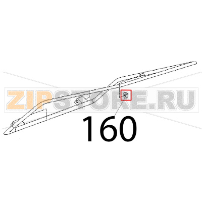 Ruota per cesto Angelo Po KD130EAT Ruota per cesto Angelo Po KD130EATЗапчасть на деталировке под номером: 160