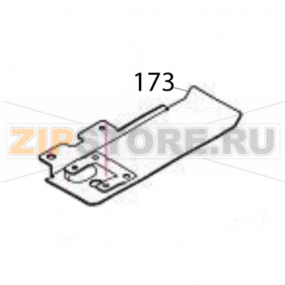 Guide plate (L) Sato SG112-ex Guide plate (L) Sato SG112-exЗапчасть на деталировке под номером: 173Название запчасти на английском языке: Guide plate (L) Sato SG112-ex.