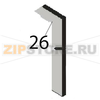 Isolation panel RH Angelo Po FM1011E1 Isolation panel RH Angelo Po FM1011E1Запчасть на деталировке под номером: 26