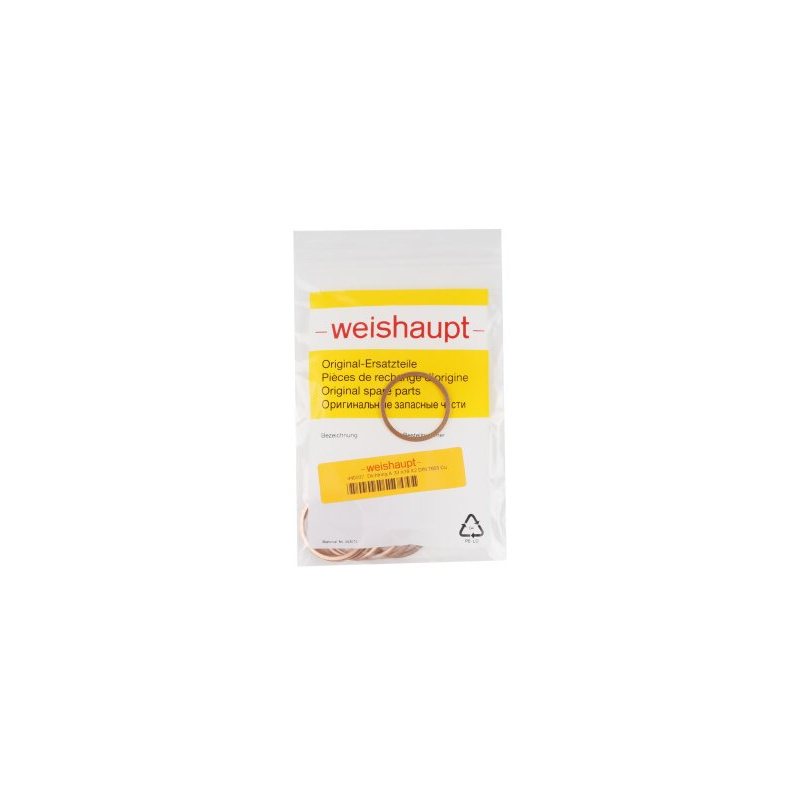 Шайба медная Ø33/39x2 мм Weishaupt 440032 