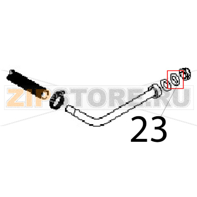 Washer 3/8", 3/8'', Ø: 22-17.2=1.5 CU/NI Angelo Po FM1011E1 Washer 3/8", 3/8'', Ø: 22-17.2=1.5 CU/NI Angelo Po FM1011E1Запчасть на деталировке под номером: 23