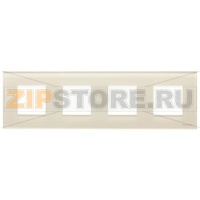 Рамка четырехместная, белое стекло ABB 2CLA227400N3001