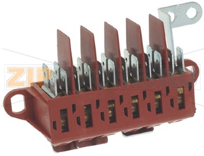 6-ПОЛЮСНАЯ КЛЕММНАЯ КОЛОДКА 