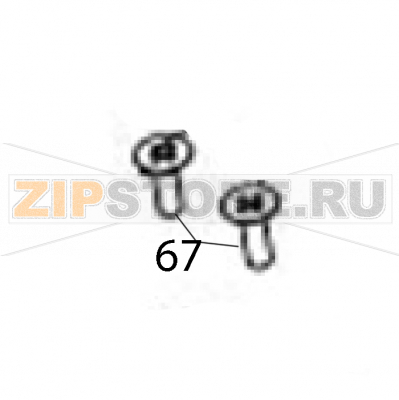 Flat head screw Sato TG308 Flat head screw Sato TG308Запчасть на деталировке под номером: 67Название запчасти на английском языке: Flat head screw Sato TG308.