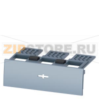 terminal cover 3-pole 1 unit accessory for: 3VA4/5 125 Siemens 3VA9131-0WD30