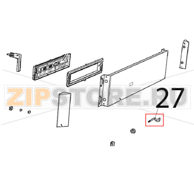 Cavo collegamento potenza control Unox XVC 1005EP Cavo collegamento potenza control Unox XVC 1005EPЗапчасть на деталировке под номером: 27