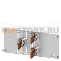 SIVACON S4 Cable connection form 3 3VA23 (up to 400 A); 3VA24 (up to 630 A) Height 200 mm Fixed mounting, Plug-in socket Siemens 8PQ6000-8BA18