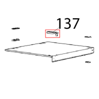 Staffa superiore porta CT BT Unox XVC 1005EP