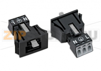Защелкивающийся штекер; 3-пол.; Код. A; 1,50 mm; черные Wago 890-713 Protected against mismating and maintenance-freePush-in CAGE CLAMP® spring pressure connection technology allows solid conductors to be simply pushed into a unit.Low profile with 4.4 mm pole spacingWhen assembled, the installation connectors comply with IP40 and are suitable for easily accessible areas....