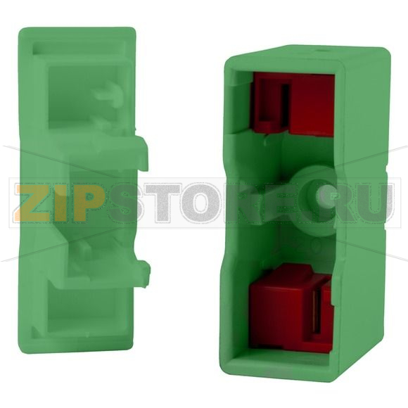 Держатель предохранителя, 20 A, AC 550 В, BS88/E1, 1P Eaton SAFECLIP 20A FRONT CONNECTED GREEN 