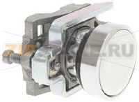 БЕЛАЯ МАТОВАЯ КНОПКА ZB4BA1