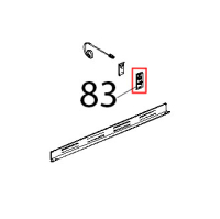 Piastrina supporto microporta magnetico Unox XVC 1005P