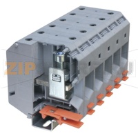 Клемма проходная, универсальная, серая CHIKU RUKH 95