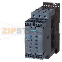 УСТРОЙСТВО ПЛАВНОГО ПУСКА SIRIUS, ТИПОРАЗМЕР S2, 72A, 45КВТ/500V, 40 ГРАД., НОМИНАЛЬНОЕ РАБОЧЕЕ НАПРЯЖЕНИЕ UE 400-600V AC, НОМИНАЛЬНОЕ НАПРЯЖЕНИЕ ЦЕПИ УПРАВЛЕНИЯ US 24V AC/DC, ВИНТОВЫЕ КЛЕММЫ, ВХОД ДЛЯ ТЕРМИСТОРНОЙ ЗАЩИТЫ ЭЛЕКТРОДВИГАТЕЛЯ Siemens 3RW4038-