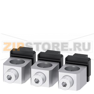 WIRE CONNECTOR;CU 3 PCS. ACCESSORY FOR: 3VA5/6 400/600 Siemens 3VA9373-0JD13 