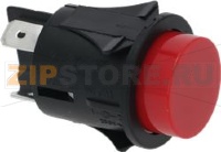 КРАСНАЯ ДВУХПОЛЮСНАЯ КНОПКА 16А 250В