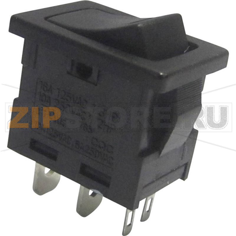 Переключатель клавишный 250 В/AC, 6 А, 1 x выкл/вкл TRU Components TC-R13-66L-02 