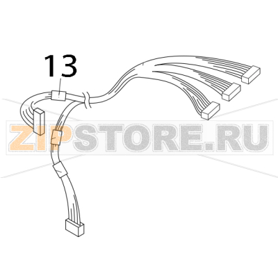 Ferrite core E04SR200935A Toshiba TEC B-852-TS12-QP Ferrite core E04SR200935A Toshiba TEC B-852-TS12-QPЗапчасть на деталировке под номером: 13