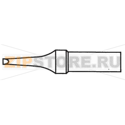 Жало паяльное, плоское, наконечник: 1.6 мм, 1 шт Weller 4ETR-1 