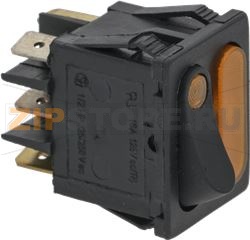 ЧЕРНЫЙ ТРЕХПОЛЮСНЫЙ ПЕРЕКЛЮЧАТЕЛЬ, 16А, 250В 