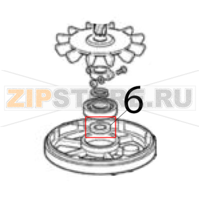 Paraolio Scotsman MF 46 AS Paraolio Scotsman MF 46 ASЗапчасть на деталировке под номером: 6