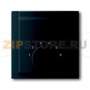 Накладка для терморегулятора, чёрный бархат ABB 2CKA001710A3917 