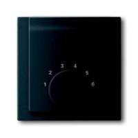 Накладка для терморегулятора, чёрный бархат ABB 2CKA001710A3917