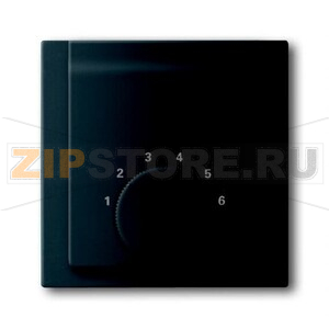 Накладка для терморегулятора, чёрный бархат ABB 2CKA001710A3917 