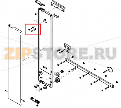Customer service set, door stop VST P3 CONVOTHERM OES 10.10   Customer service set, door stop VST P3 CONVOTHERM OES 10.10Запчасть на сборочном чертеже под номером: 446Название запчасти на английском&nbsp;языке: Customer service set, door stop VST P3 CONVOTHERM OES 10.10