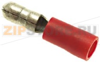 КАБЕЛЬНАЯ КЛЕММА С ШТЕПСЕЛЬНОЙ ВИЛКОЙ КРАСНАЯ M Ø 4 100 ШТ