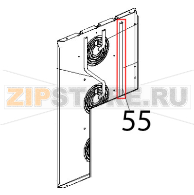Tubo interno umidita DX D=16, SP=1 Unox XBC 804 Tubo interno umidita DX D=16, SP=1 Unox XBC 804Запчасть на деталировке под номером: 55