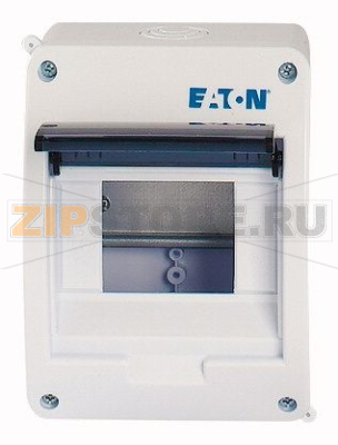 Щит навесного исполнения, 1ряд, 5 модулей, прозрачная дверь, пластик Eaton BC-O-1/5-ECO 