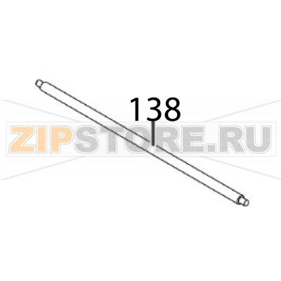 Shaft (dis roller) Sato CT408LX TT Shaft (dis roller) Sato CT408LX TTЗапчасть на деталировке под номером: 138Название запчасти на английском языке: Shaft (dis roller) Sato CT408LX TT.